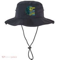September Birthday Guy Has 3 Sides Sweet Funny Crazy  Bucket Hat thumb 0