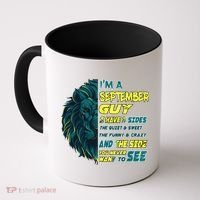 September Birthday Guy Has 3 Sides Sweet Funny Crazy  Coffee Mug thumb 0