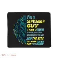 September Birthday Guy Has 3 Sides Sweet Funny Crazy  Mousepad thumb 0