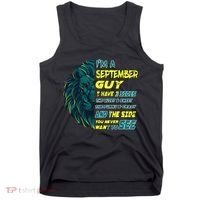 September Birthday Guy Has 3 Sides Sweet Funny Crazy  Tank Top thumb 0