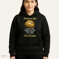 September Girl Born With Fire In My Soul Hoodie thumb 5