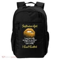 September Girl Born With Fire In My Soul Backpack thumb 0