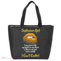 September Girl Born With Fire In My Soul Tote Bag thumb 0