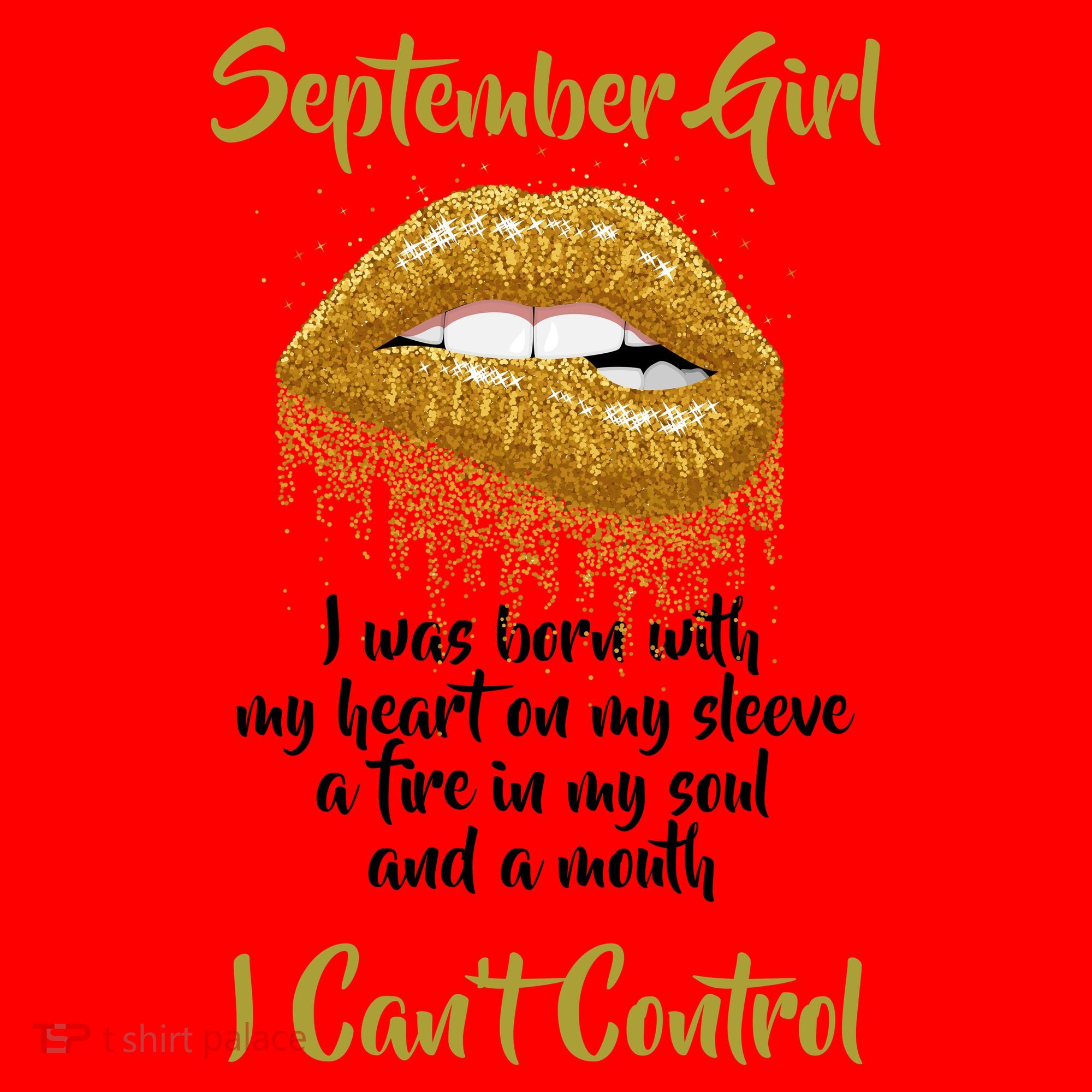 September Girl Born With Fire In My Soul Santa Hat