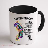 September Girl Paisley Butterfly Coffee Mug thumb 1
