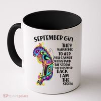 September Girl Paisley Butterfly Coffee Mug thumb 0