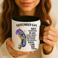 September Girl Paisley Butterfly Coffee Mug thumb 3