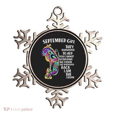 September Girl Paisley Butterfly Ornament