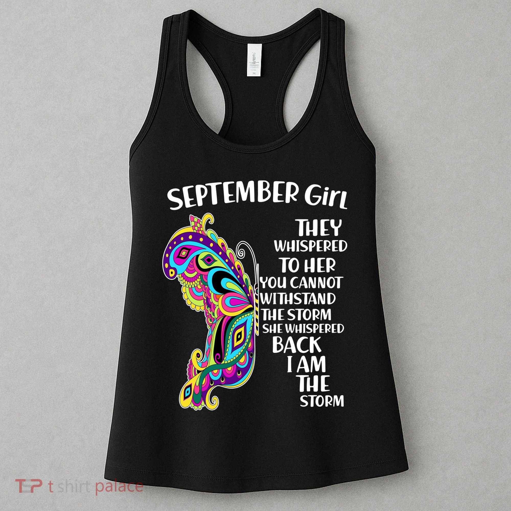 September Girl Paisley Butterfly Women's Tank Top