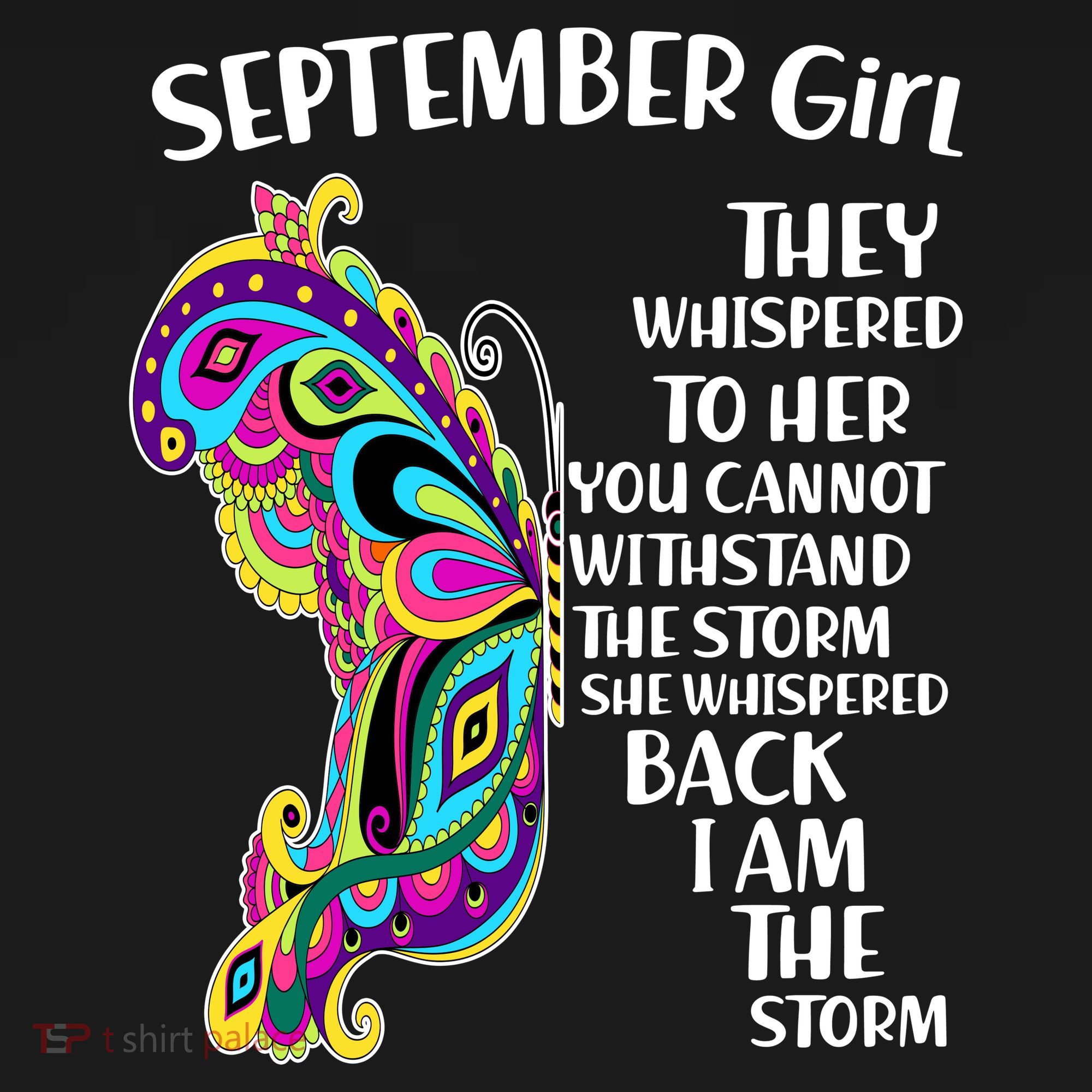 September Girl Paisley Butterfly Toddler Hoodie
