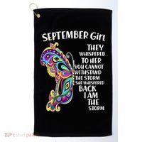 September Girl Paisley Butterfly Golf Towel thumb 0