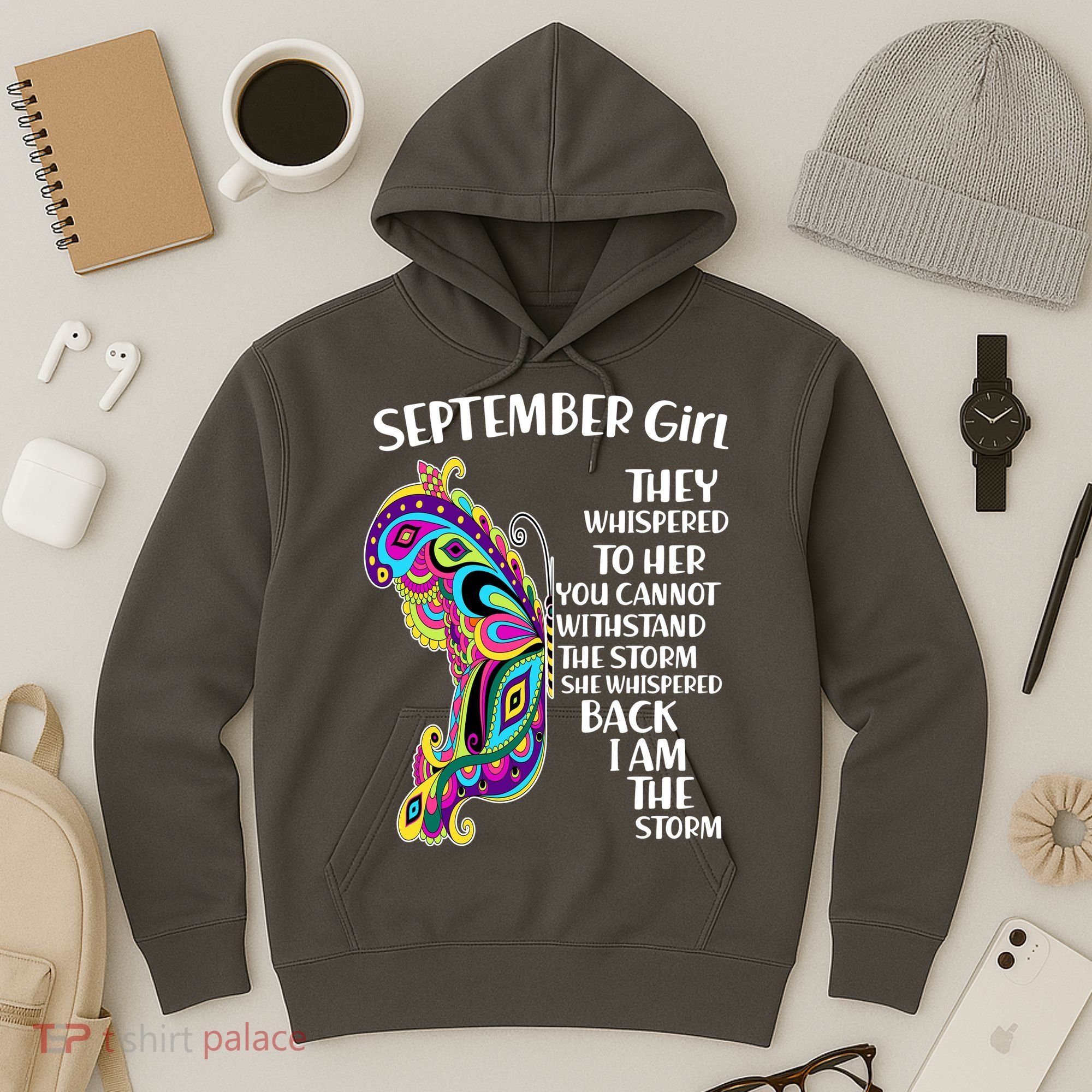 September Girl Paisley Butterfly Hoodie
