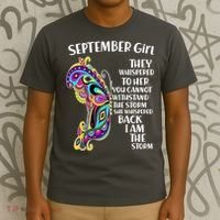 September Girl Paisley Butterfly T-Shirt thumb 3