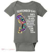 September Girl Paisley Butterfly Baby Bodysuit thumb 0