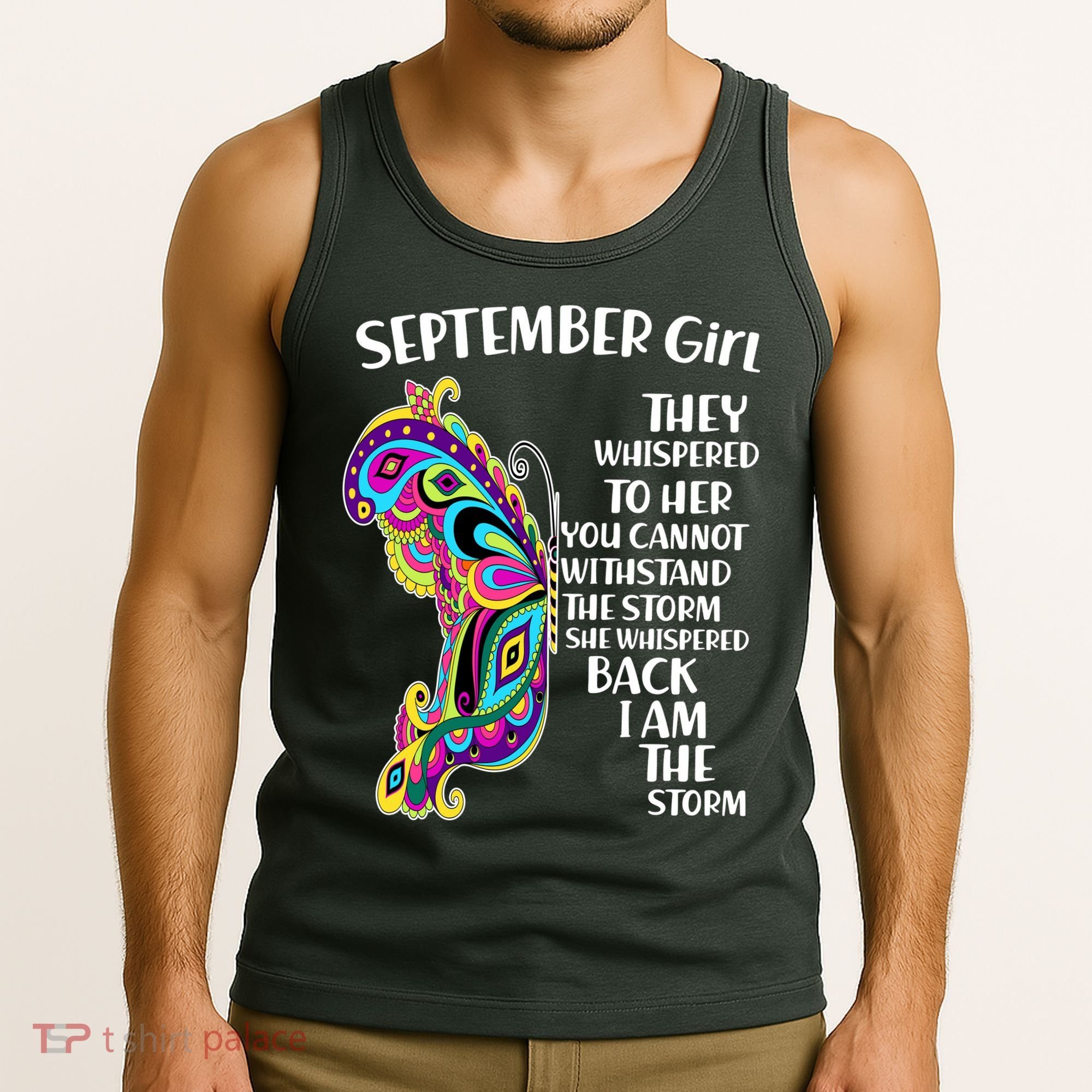 September Girl Paisley Butterfly Tank Top