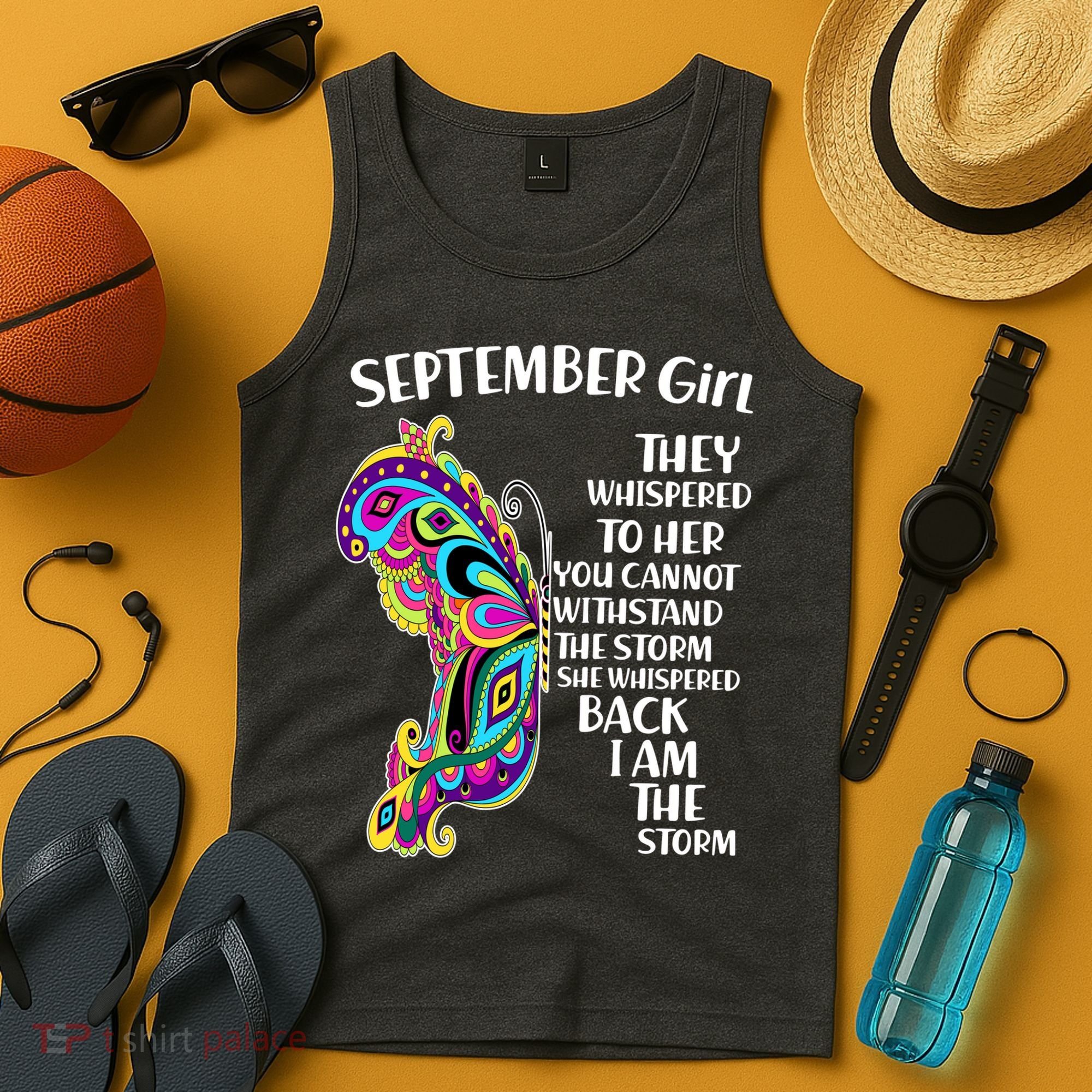 September Girl Paisley Butterfly Tank Top