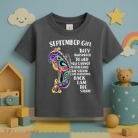 September Girl Paisley Butterfly Toddler T-Shirt thumb 3