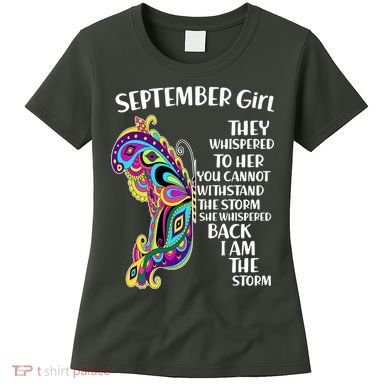 September Girl Paisley Butterfly Women's T-Shirt