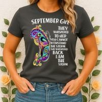 September Girl Paisley Butterfly Women's T-Shirt thumb 2