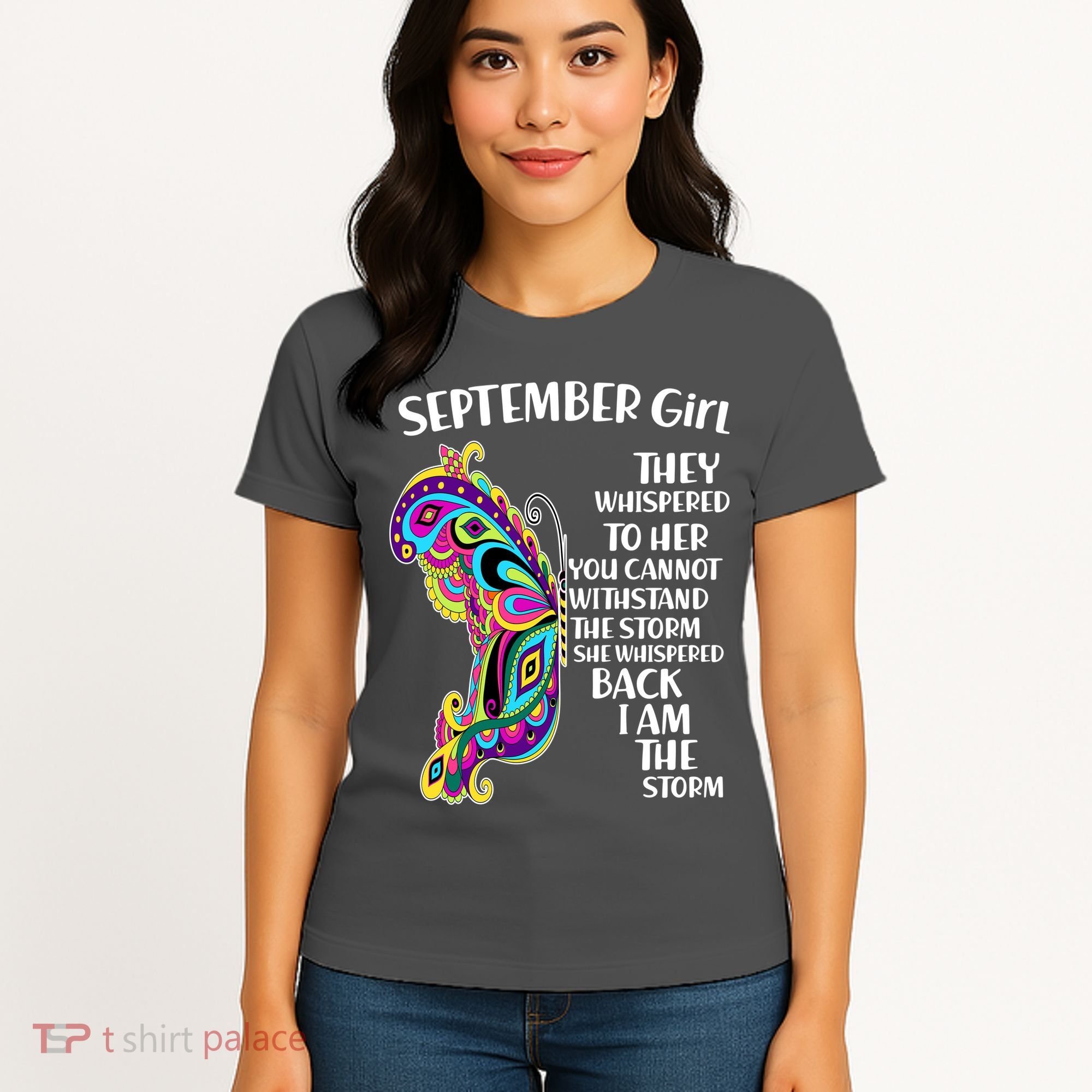September Girl Paisley Butterfly Women's T-Shirt