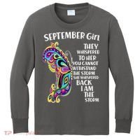 September Girl Paisley Butterfly Kids Long Sleeve Shirt thumb 0
