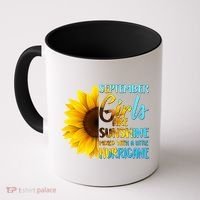 September Girls Are Sunshine Mixed With A Little Hurricane Coffee Mug thumb 0