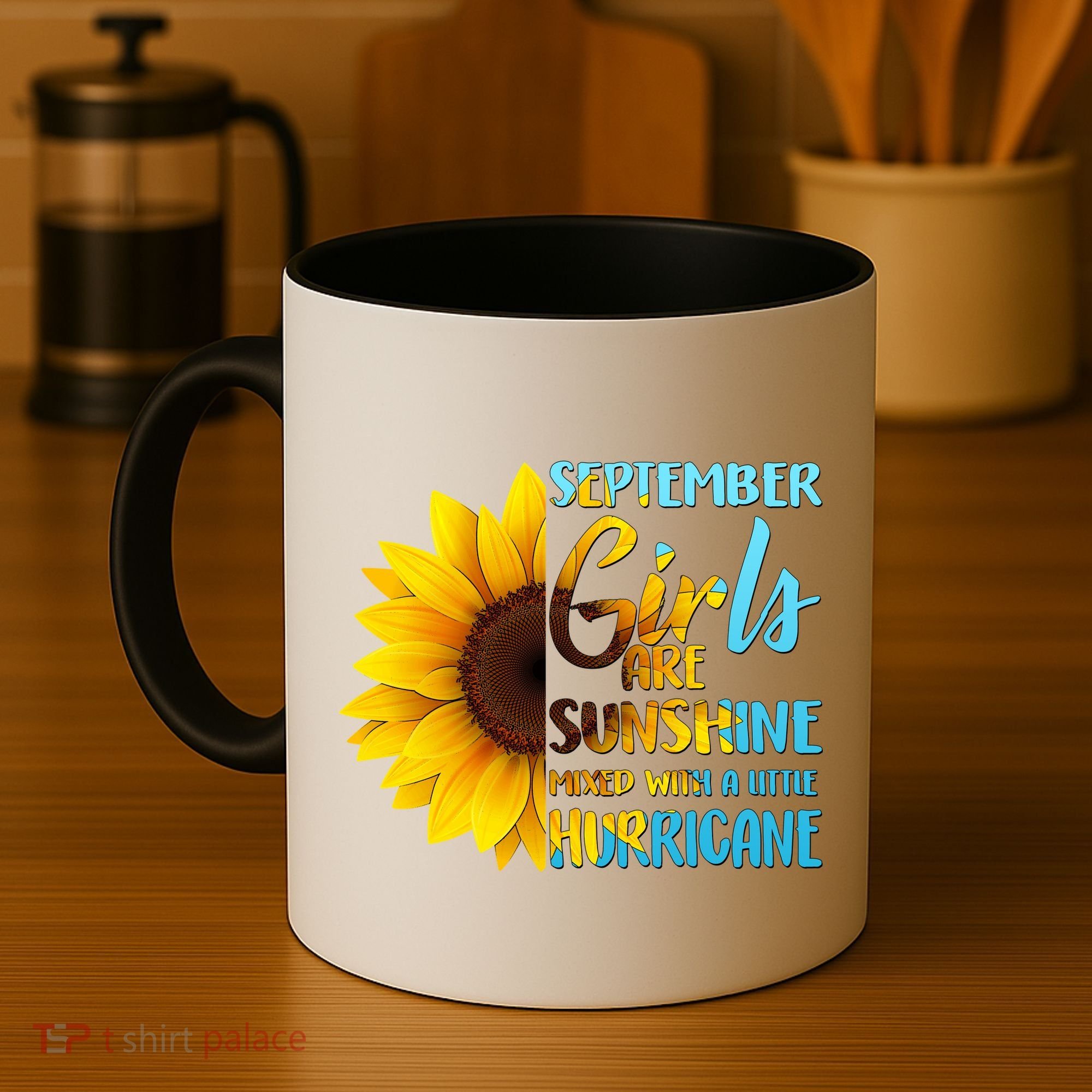 September Girls Are Sunshine Mixed With A Little Hurricane Coffee Mug