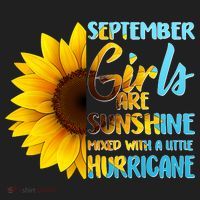September Girls Are Sunshine Mixed With A Little Hurricane Tumbler thumb 3