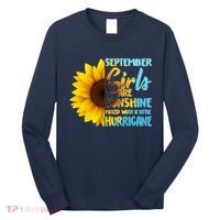 September Girls Are Sunshine Mixed With A Little Hurricane Long Sleeve Shirt thumb 0