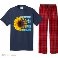 September Girls Are Sunshine Mixed With A Little Hurricane Pajama Set thumb 0