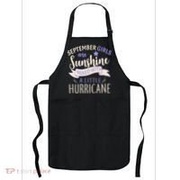 September Girls Are Sunshine Mixed With Hurricane Apron thumb 0