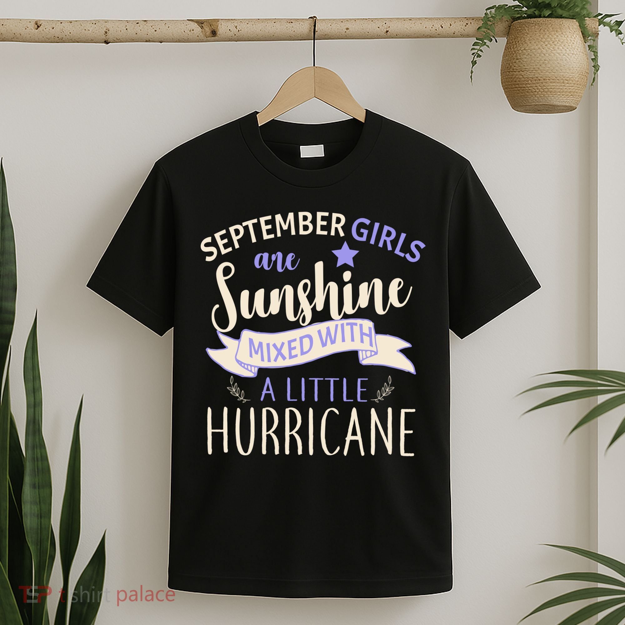 September Girls Are Sunshine Mixed With Hurricane T-Shirt