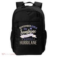 September Girls Are Sunshine Mixed With Hurricane Backpack thumb 0