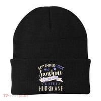 September Girls Are Sunshine Mixed With Hurricane Beanie thumb 0