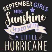 September Girls Are Sunshine Mixed With Hurricane Beanie thumb 2