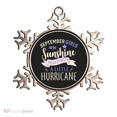 September Girls Are Sunshine Mixed With Hurricane Ornament