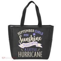 September Girls Are Sunshine Mixed With Hurricane Tote Bag thumb 0