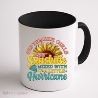September Girls Sunshine And Hurricane Cute Coffee Mug thumb 1