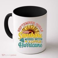 September Girls Sunshine And Hurricane Cute Coffee Mug thumb 0