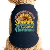 September Girls Sunshine And Hurricane Cute Doggie Tank thumb 0