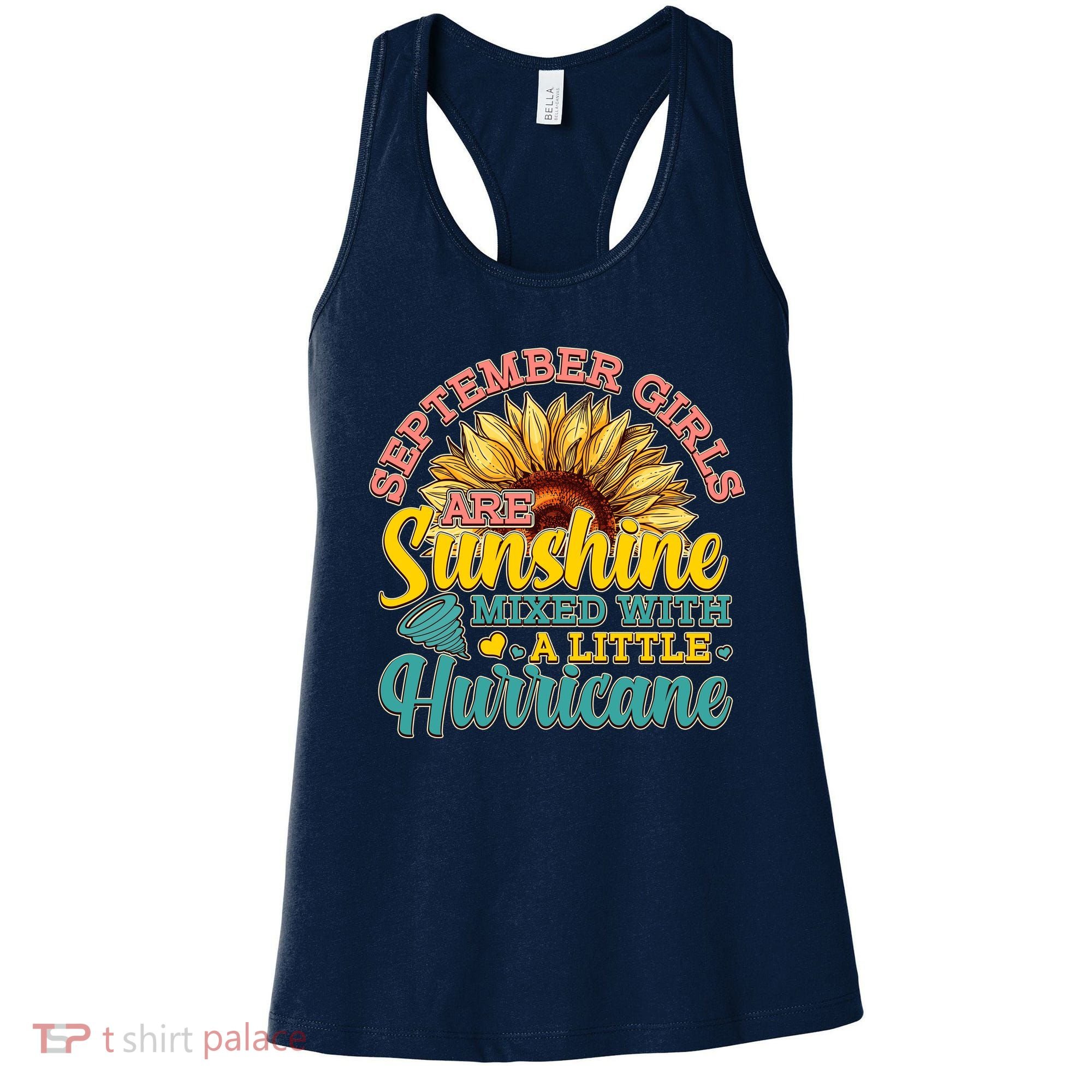 September Girls Sunshine And Hurricane Cute Women's Tank Top