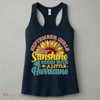 September Girls Sunshine And Hurricane Cute Women's Tank Top thumb 3
