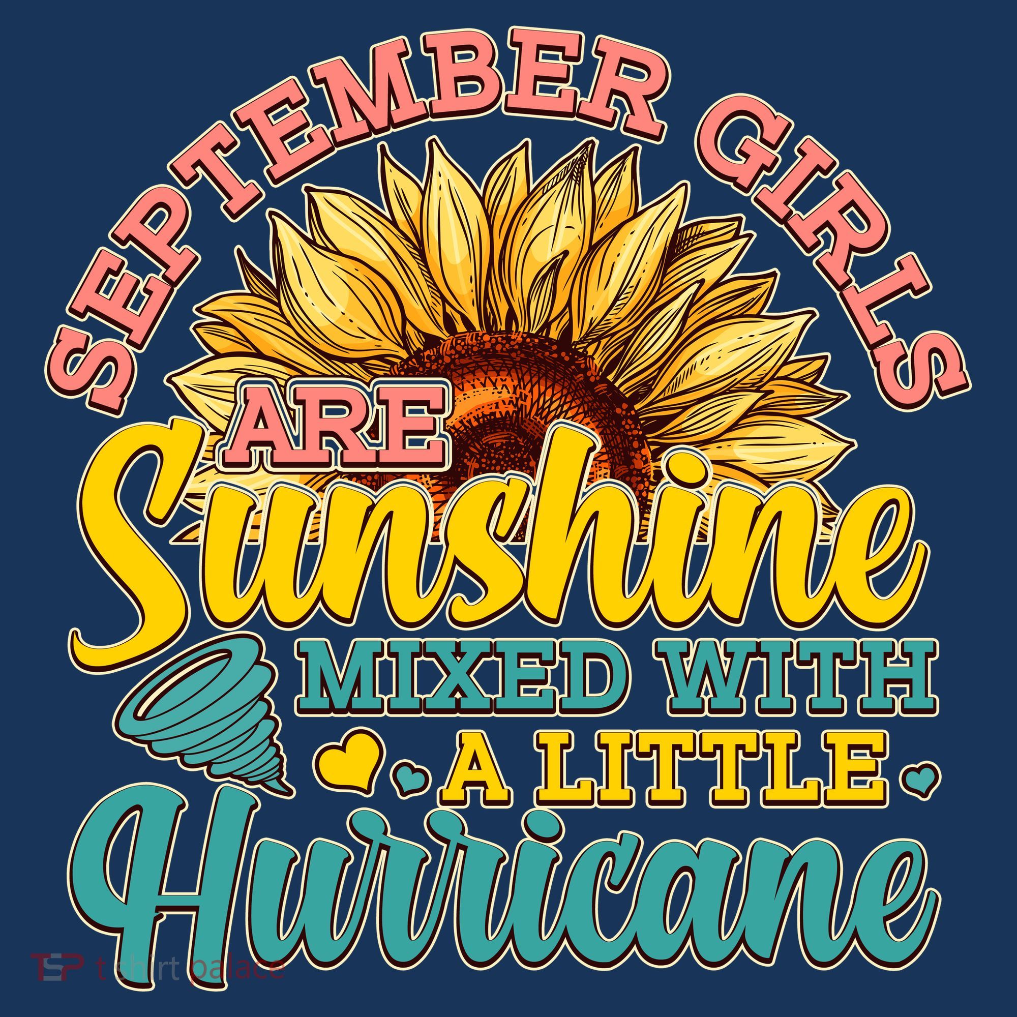 September Girls Sunshine And Hurricane Cute Women's Tank Top