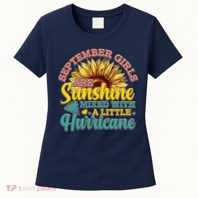 September Girls Sunshine And Hurricane Cute Women's T-Shirt