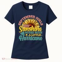 September Girls Sunshine And Hurricane Cute Women's T-Shirt thumb 0