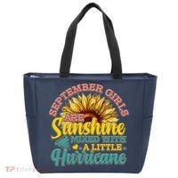 September Girls Sunshine And Hurricane Cute Tote Bag thumb 0