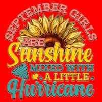 September Girls Sunshine And Hurricane Cute Santa Hat thumb 1