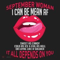 September Woman Depends on You Women's Sweatshirt thumb 2