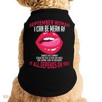 September Woman Depends on You Doggie Tank thumb 0