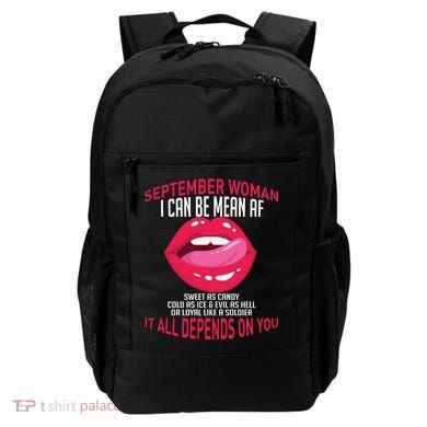 September Woman Depends on You Backpack